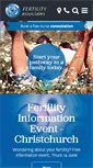 Mobile Screenshot of fertilityassociates.co.nz